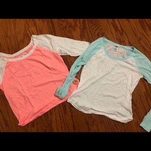 Bundle two pink shirts
